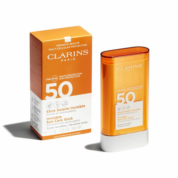 ضدآفتاب استیکی بی رنگ SPF50 کلارنس